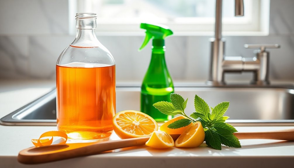 vinegar eco friendly kitchen cleaner