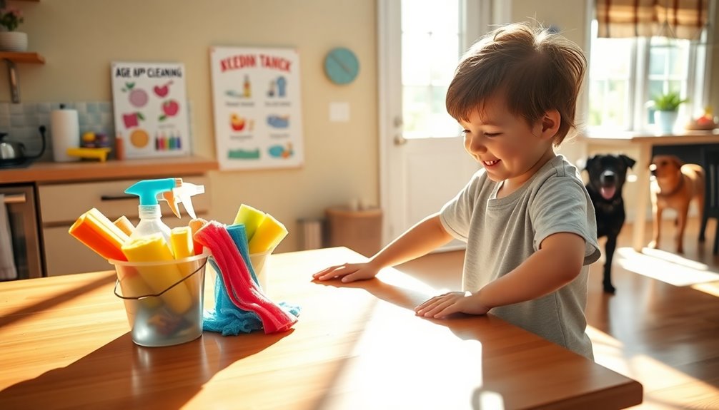 age appropriate cleaning tasks