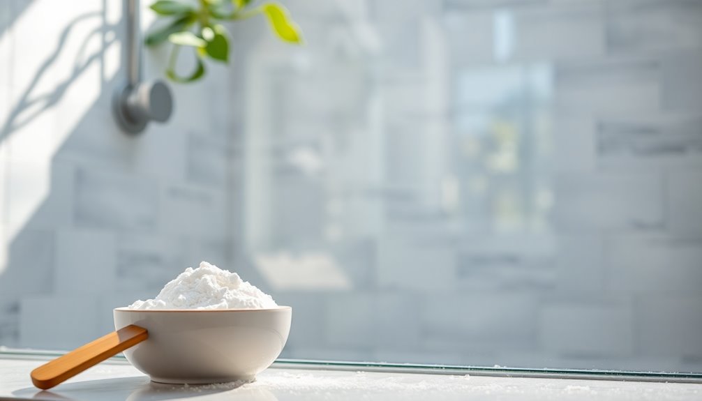 baking soda shower cleaner
