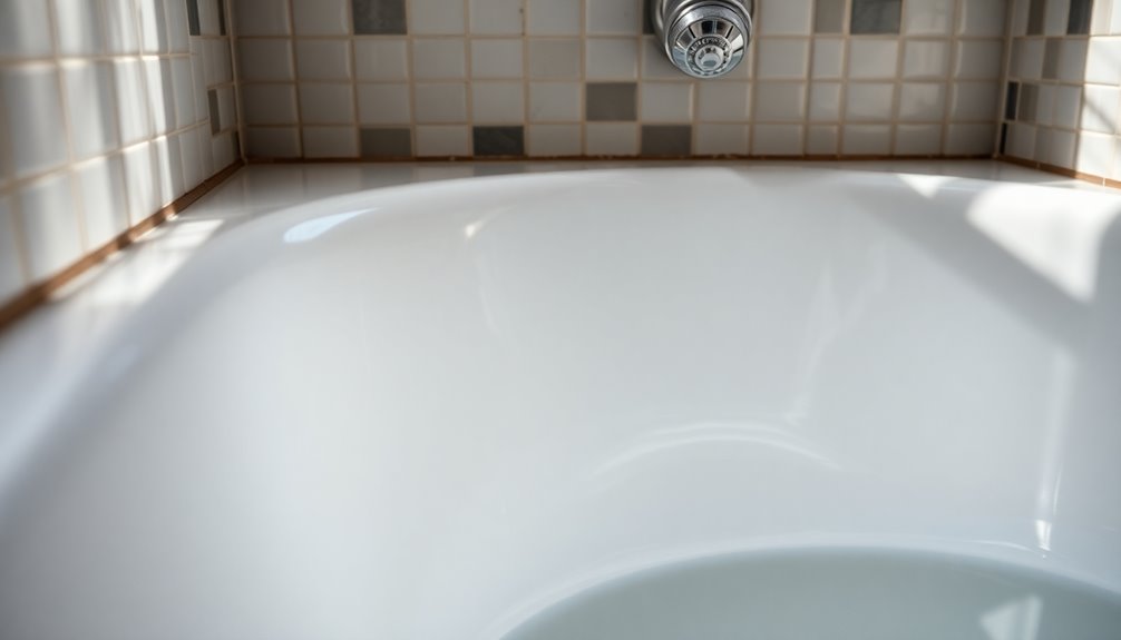 bathtub and showerhead cleanliness