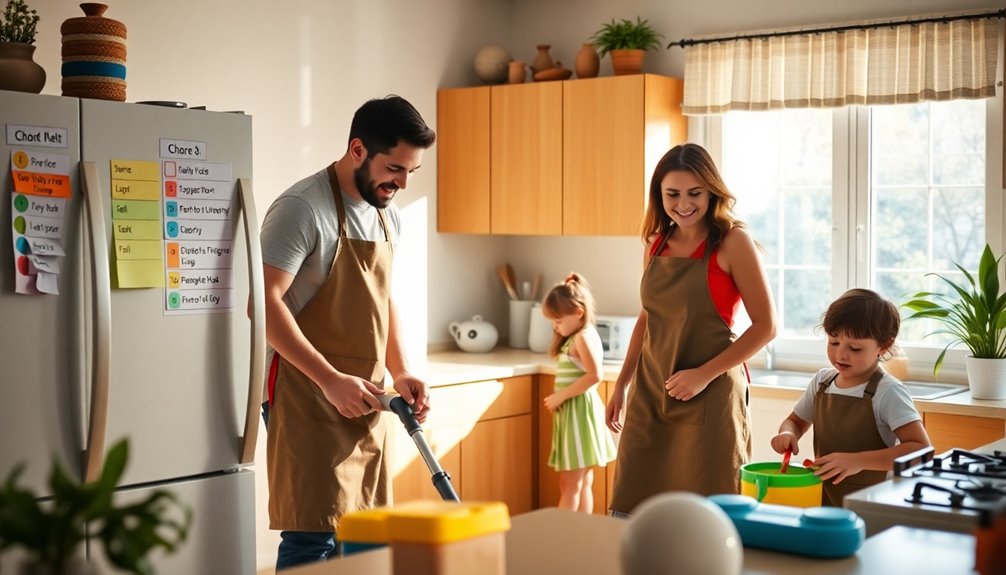 chore rotation promotes teamwork