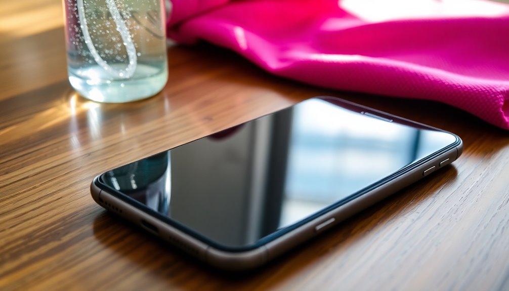 clean phone and accessories