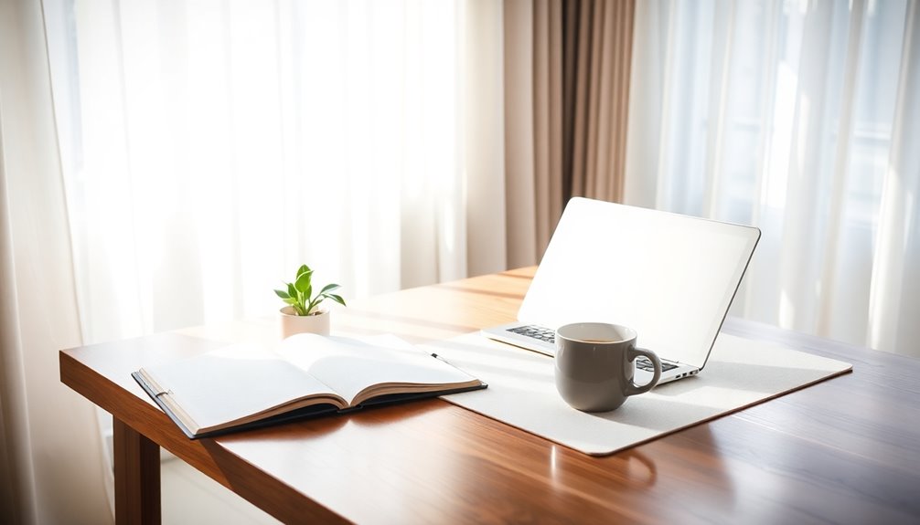 clean workspace boosts productivity