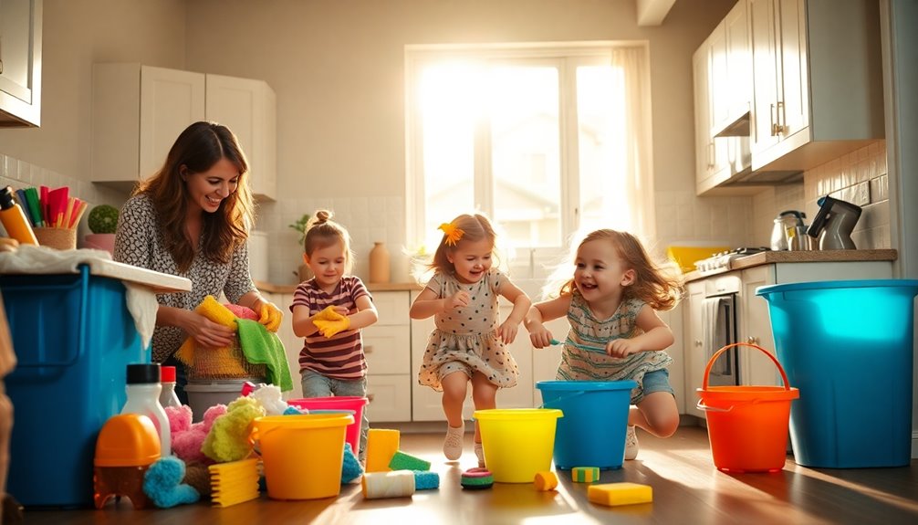 cleaning together bonding stronger