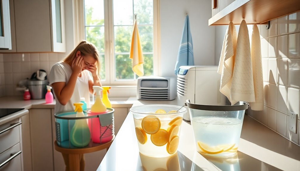 combat humidity with cleaning