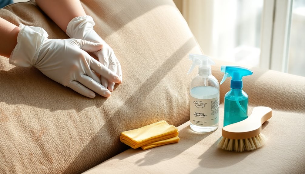 couch cleaning condition assessment