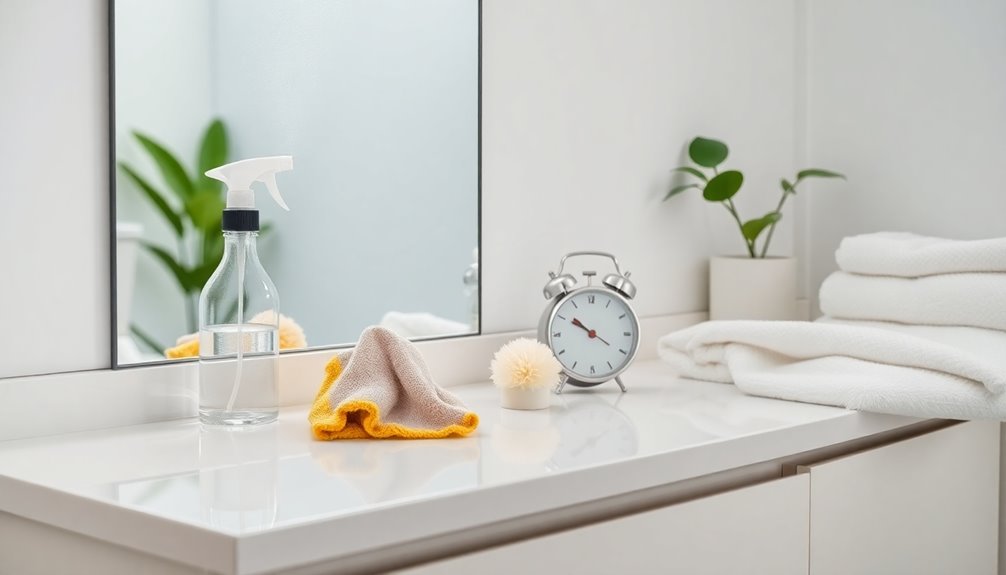 daily bathroom cleaning routine