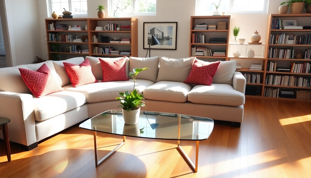 declutter and refresh living room