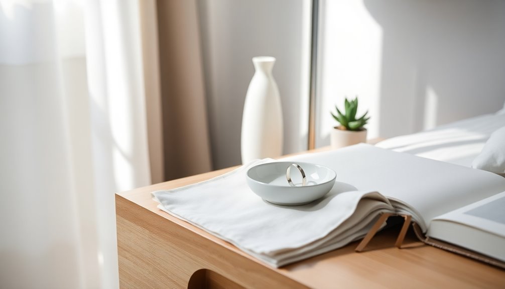 declutter for better sleep