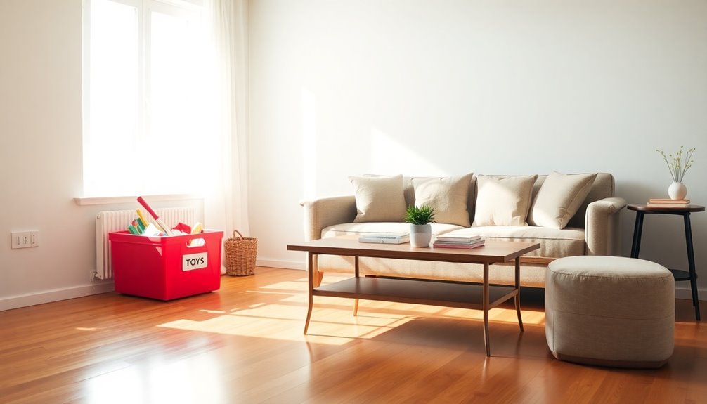 declutter room by room