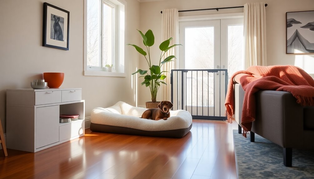 designated pet cleaning zones