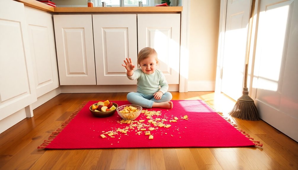 designated toddler snack area