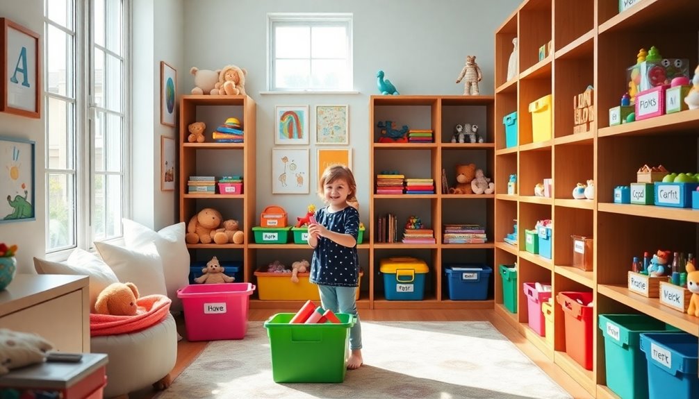 designated toy cleanup zone