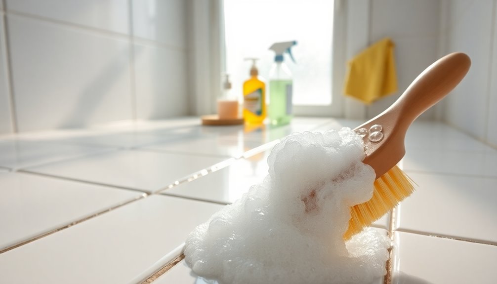 effective bathroom grout cleaning