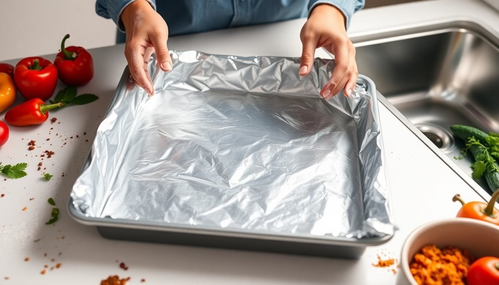effortless baking sheet cleanup