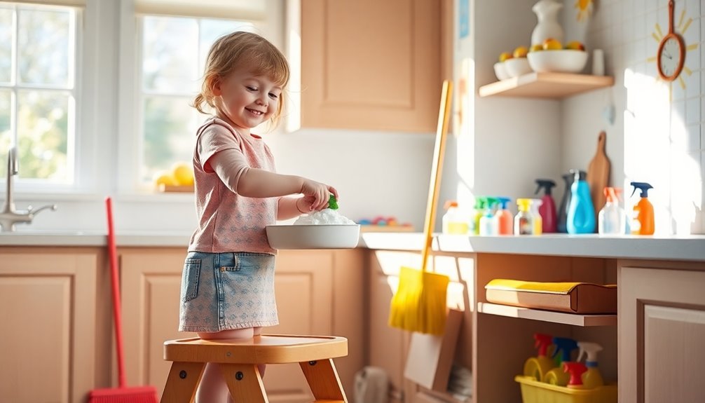 engaging chores for preschoolers