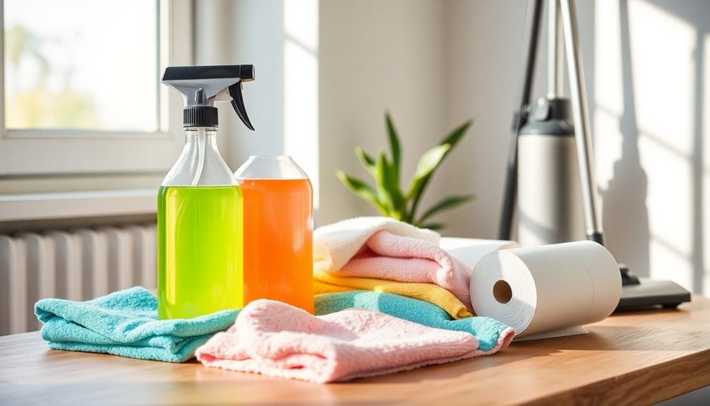 essential cleaning supplies needed
