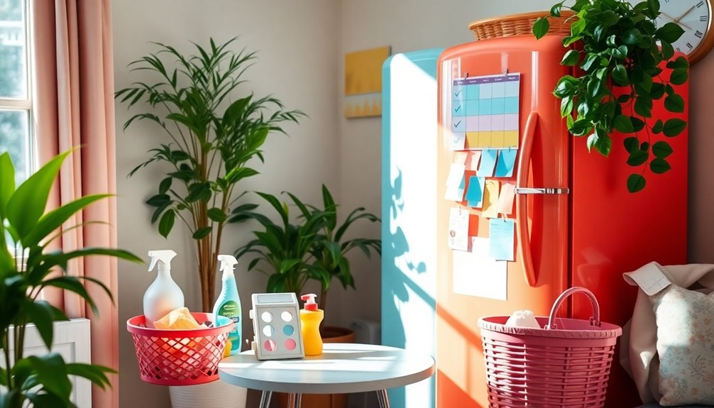 family cleaning schedule collaboration