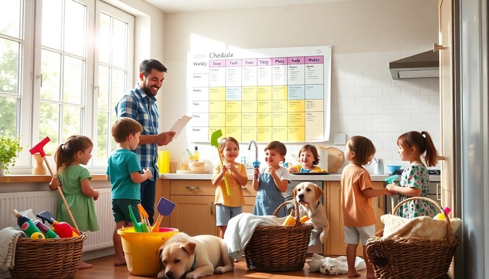 family cleaning teamwork strategies