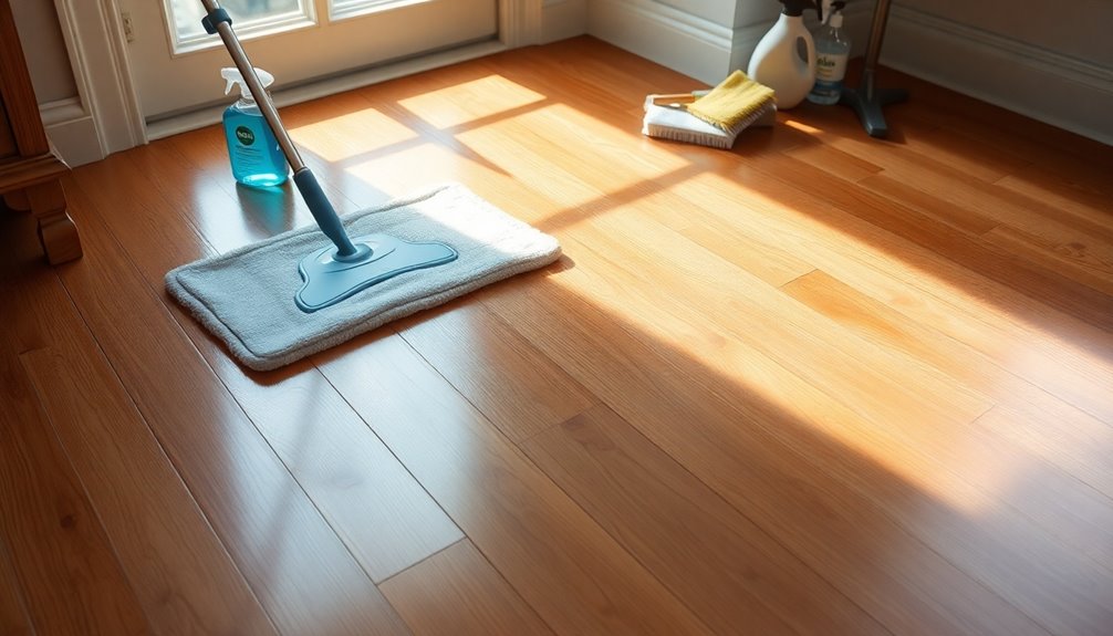 floor stain and scuff maintenance