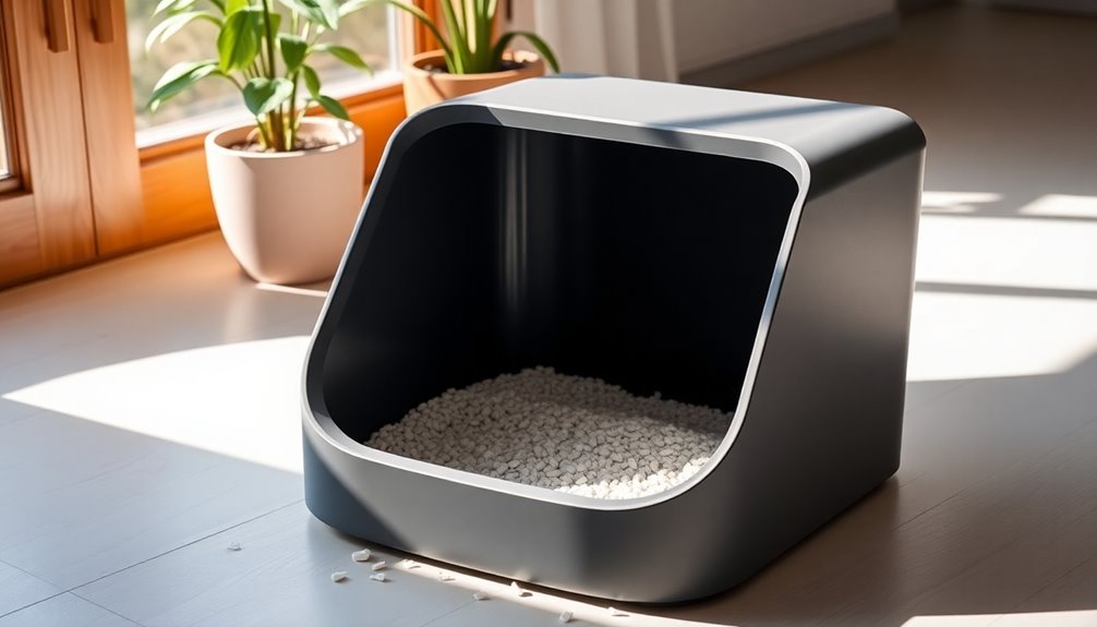 higher sided litter box solution