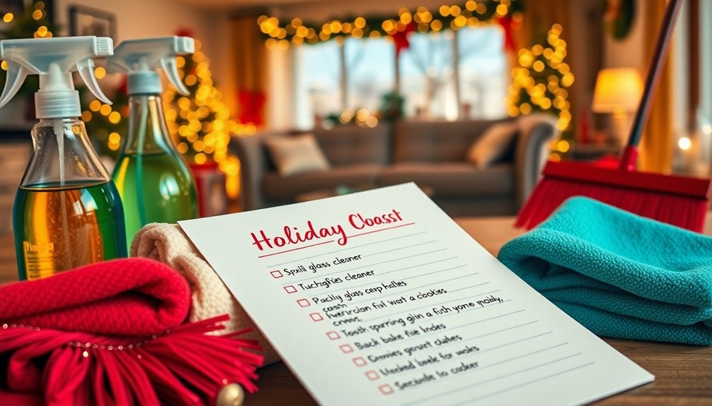 holiday cleaning organization tips