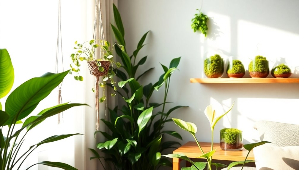 indoor plants improve air quality