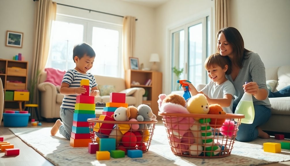 involve kids in cleaning