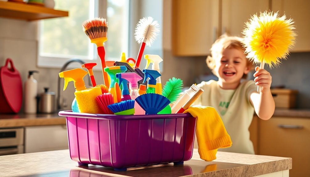 kid friendly cleaning motivation