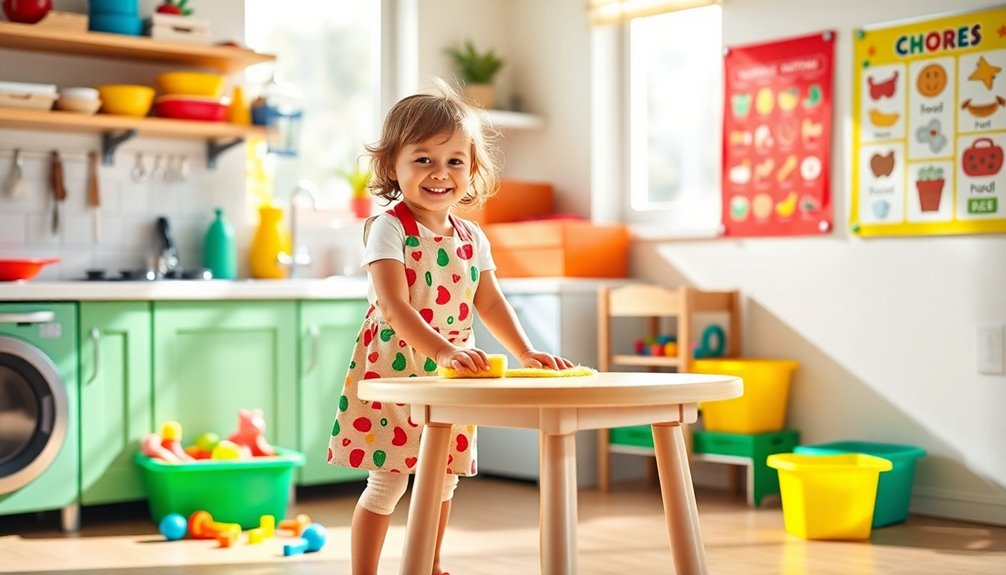 learning through playful chores