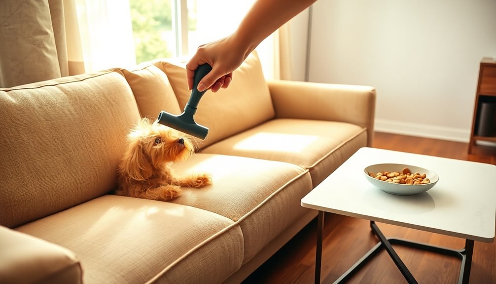 lint roller pet hair cleanup