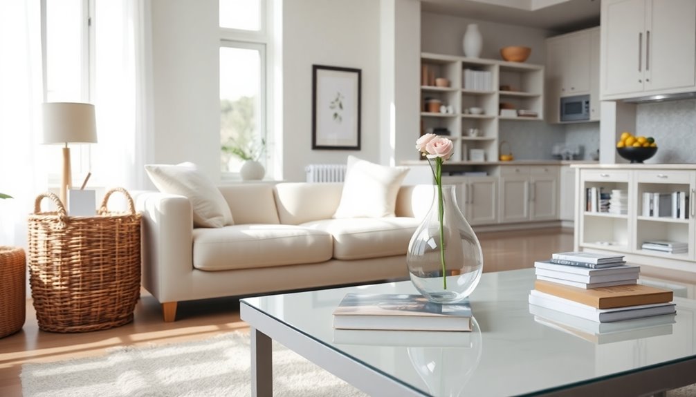 minimize clutter maintain balance