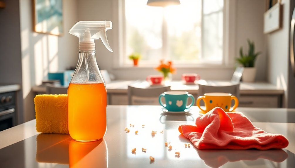 morning kitchen clean up routine