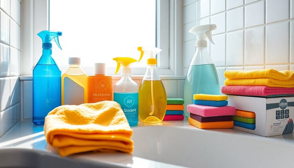 organize cleaning supplies efficiently