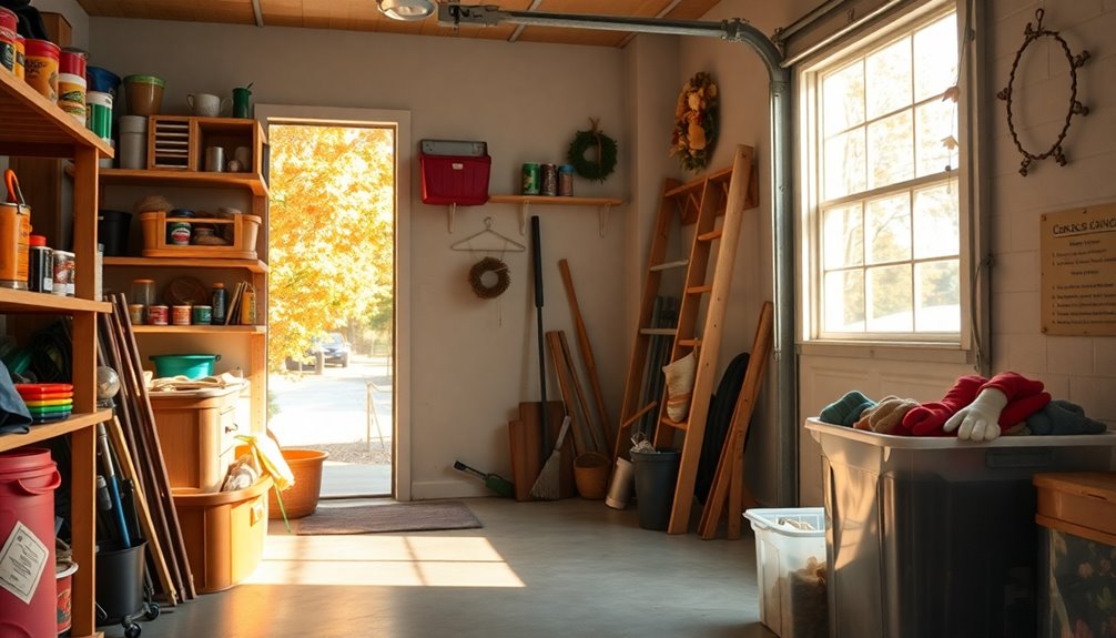 organize tools dispose waste