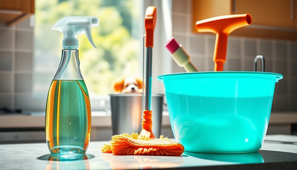 organize your cleaning supplies