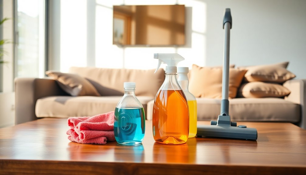 organize your cleaning supplies