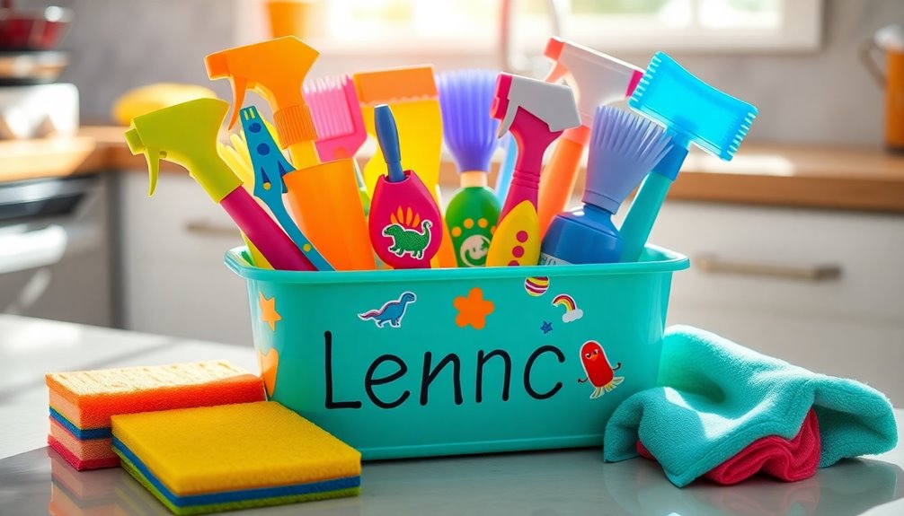 personalized cleaning caddy creation