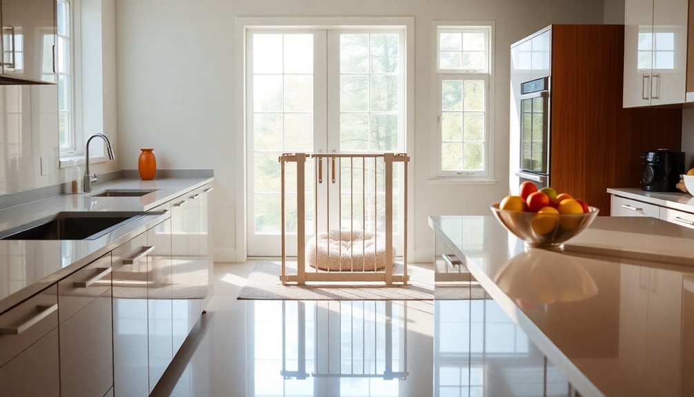 pet free kitchen zone established