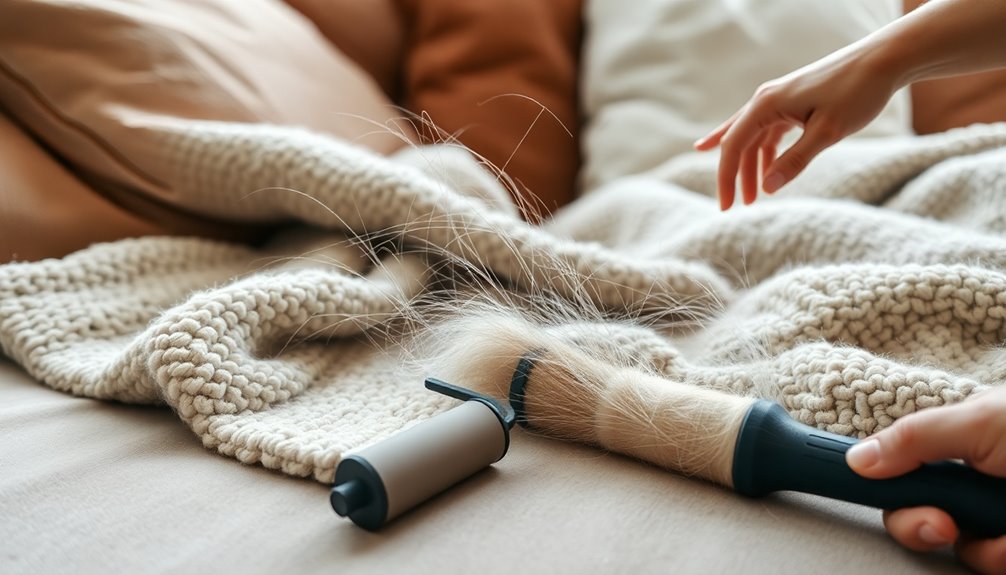 pet hair fabric adhesion
