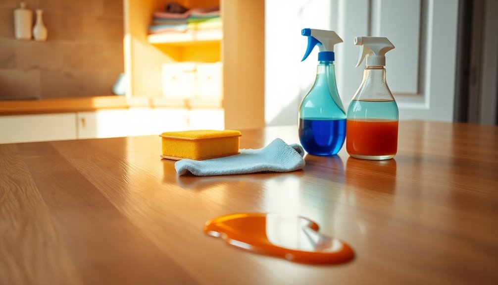 quick and effective clean up