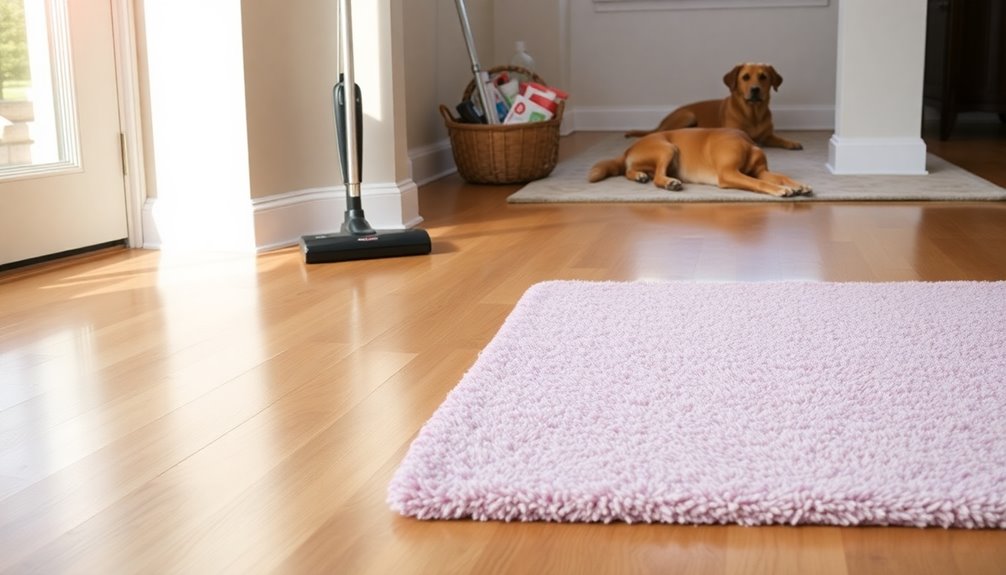 regular floor cleaning schedule