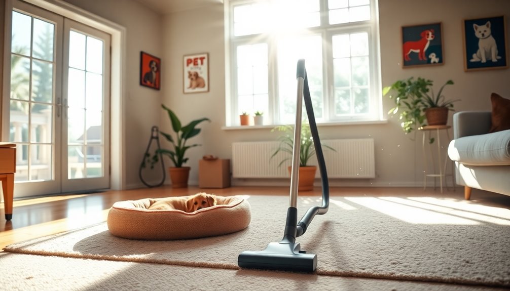 regular vacuuming for cleanliness