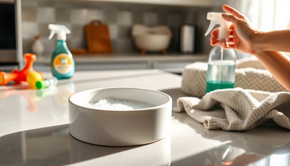 regularly clean pet items