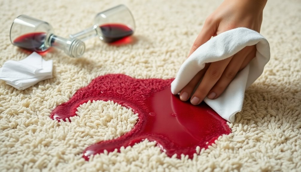 remove red wine stains