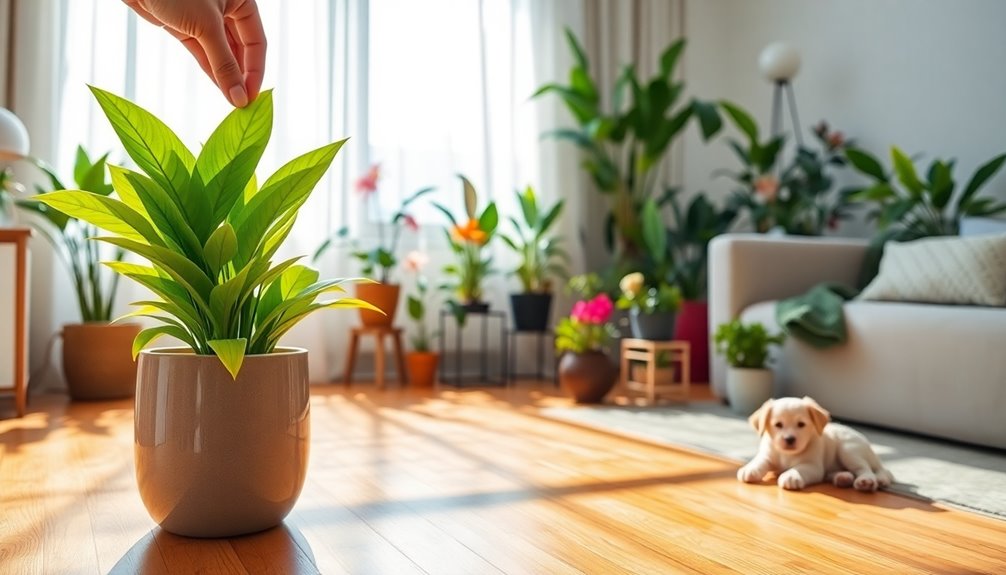 remove toxic plants safely