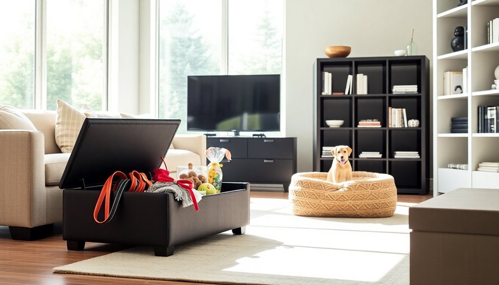 smart pet supply storage