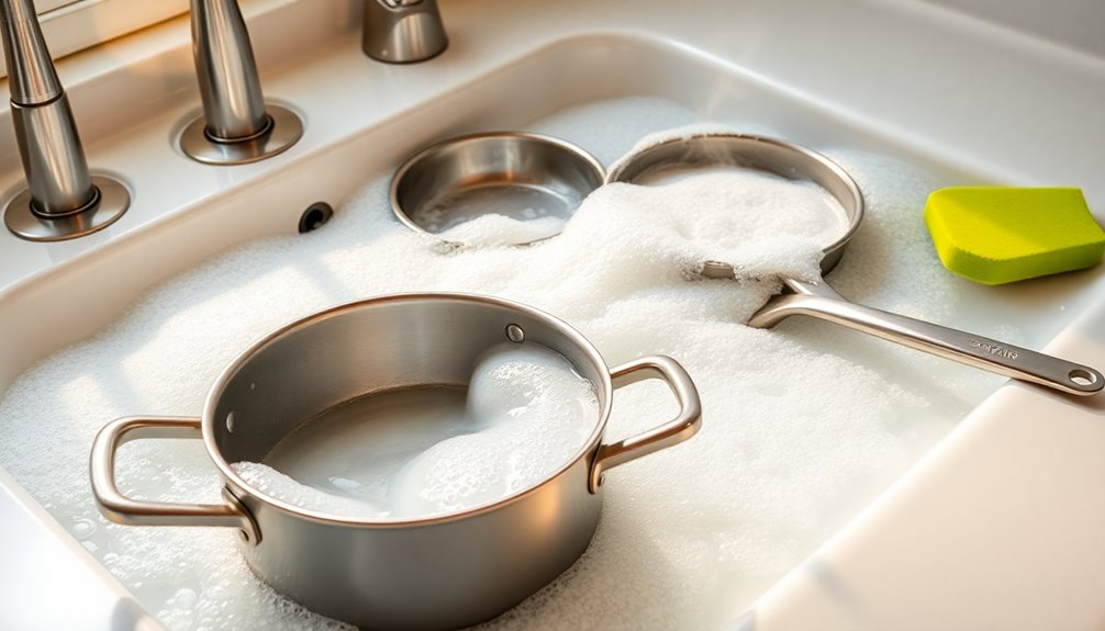 soak scrub restore cookware