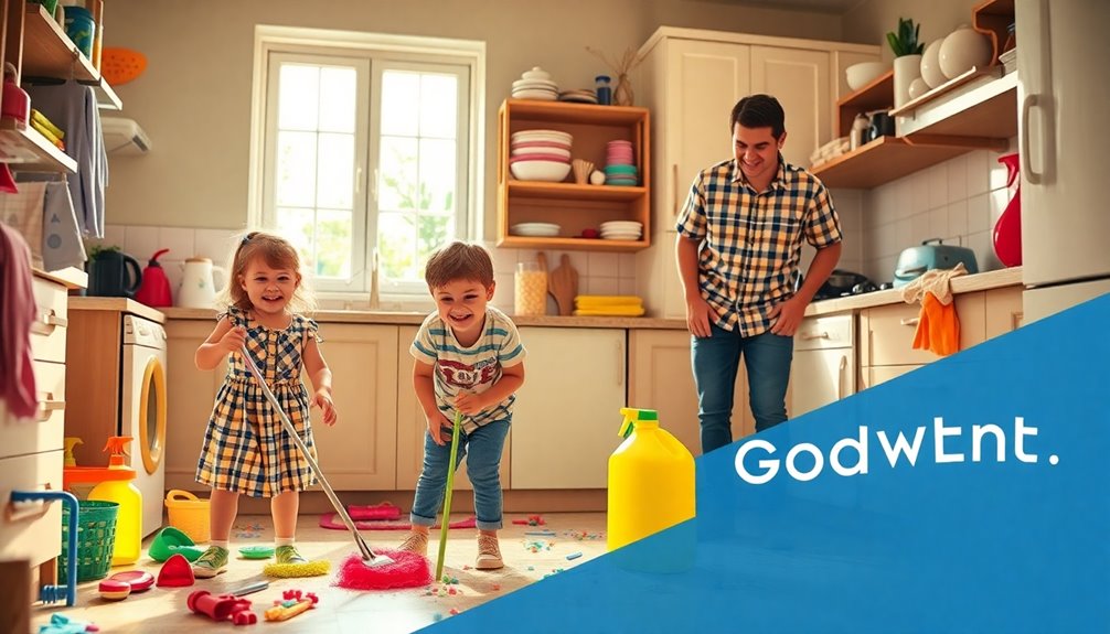 teamwork in household chores