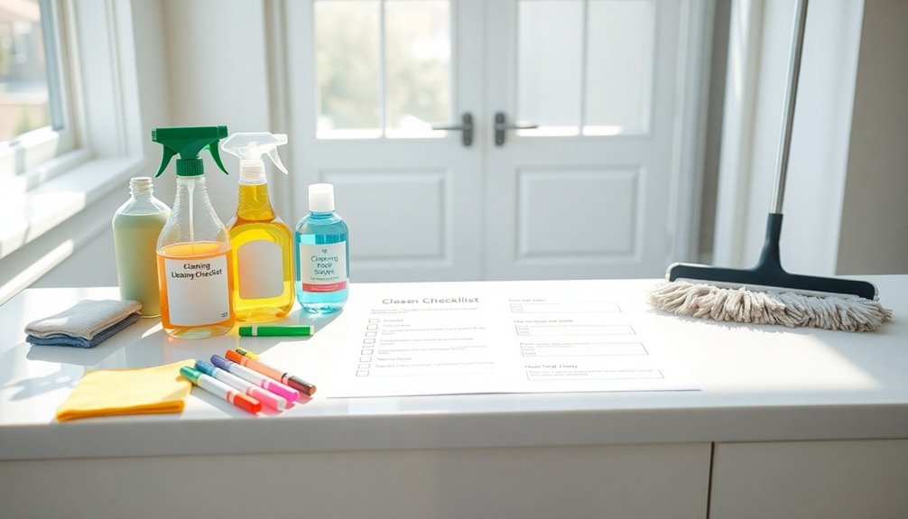 thorough cleaning before unpacking